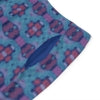 Blue Geometric Print Men's Board Shorts (AOP)