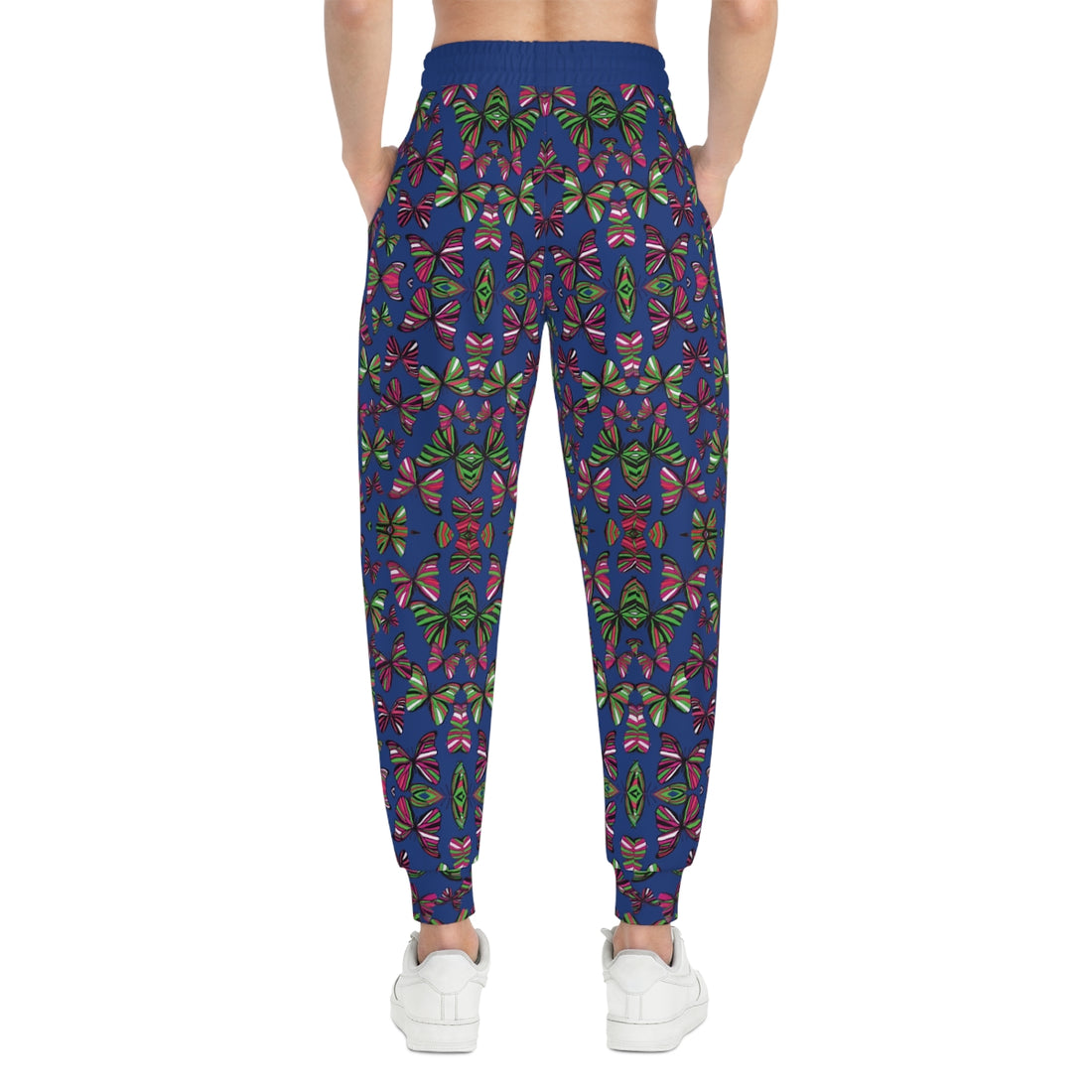 Blue Butterflies Kaleidoscope AOP Joggers