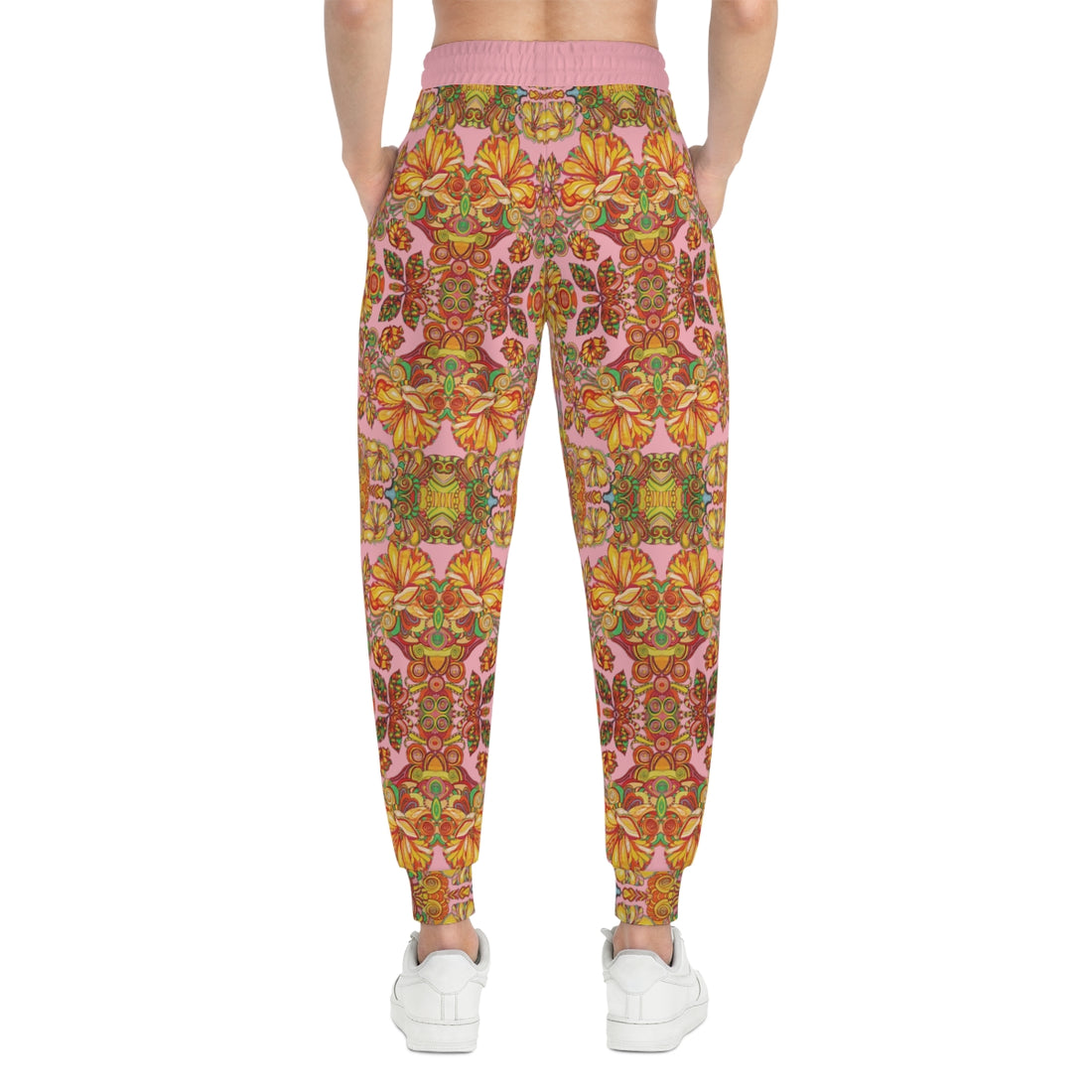 Blush AOP Artsy Floral Joggers