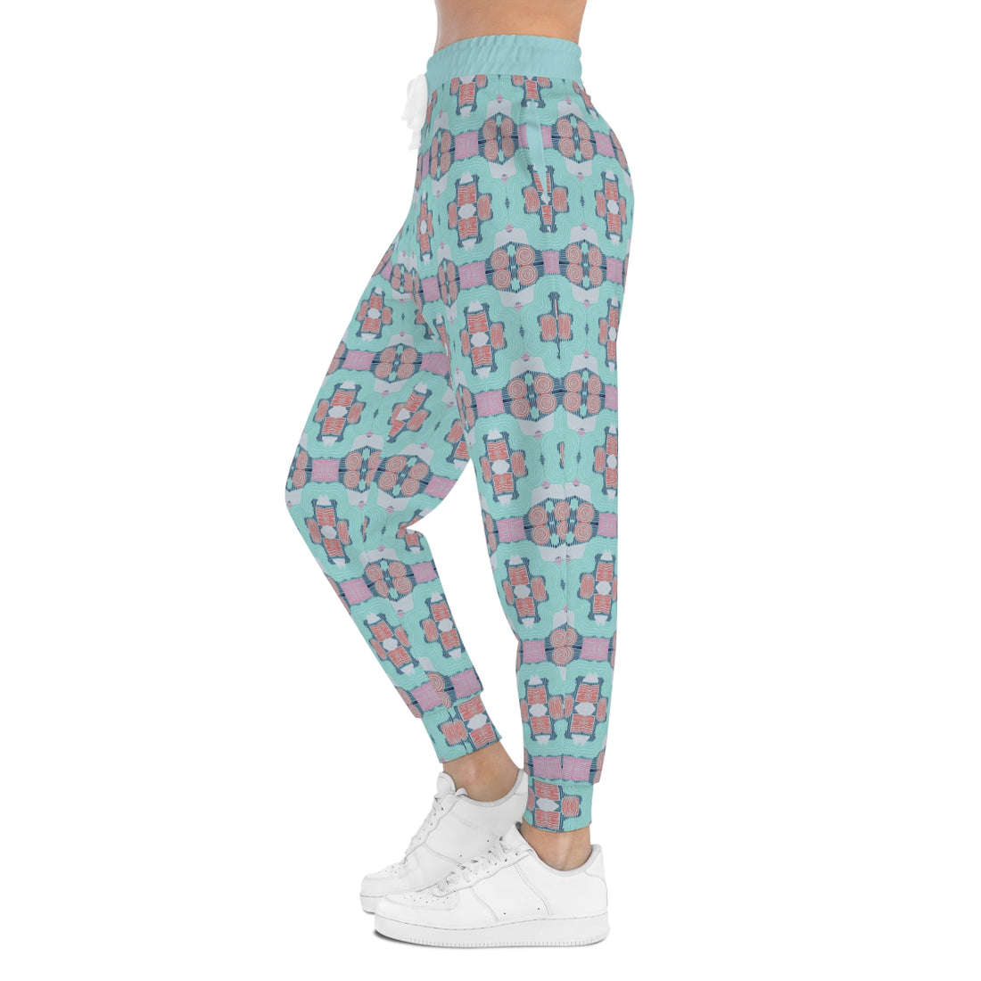 Icy Geometric Print Unisex Joggers