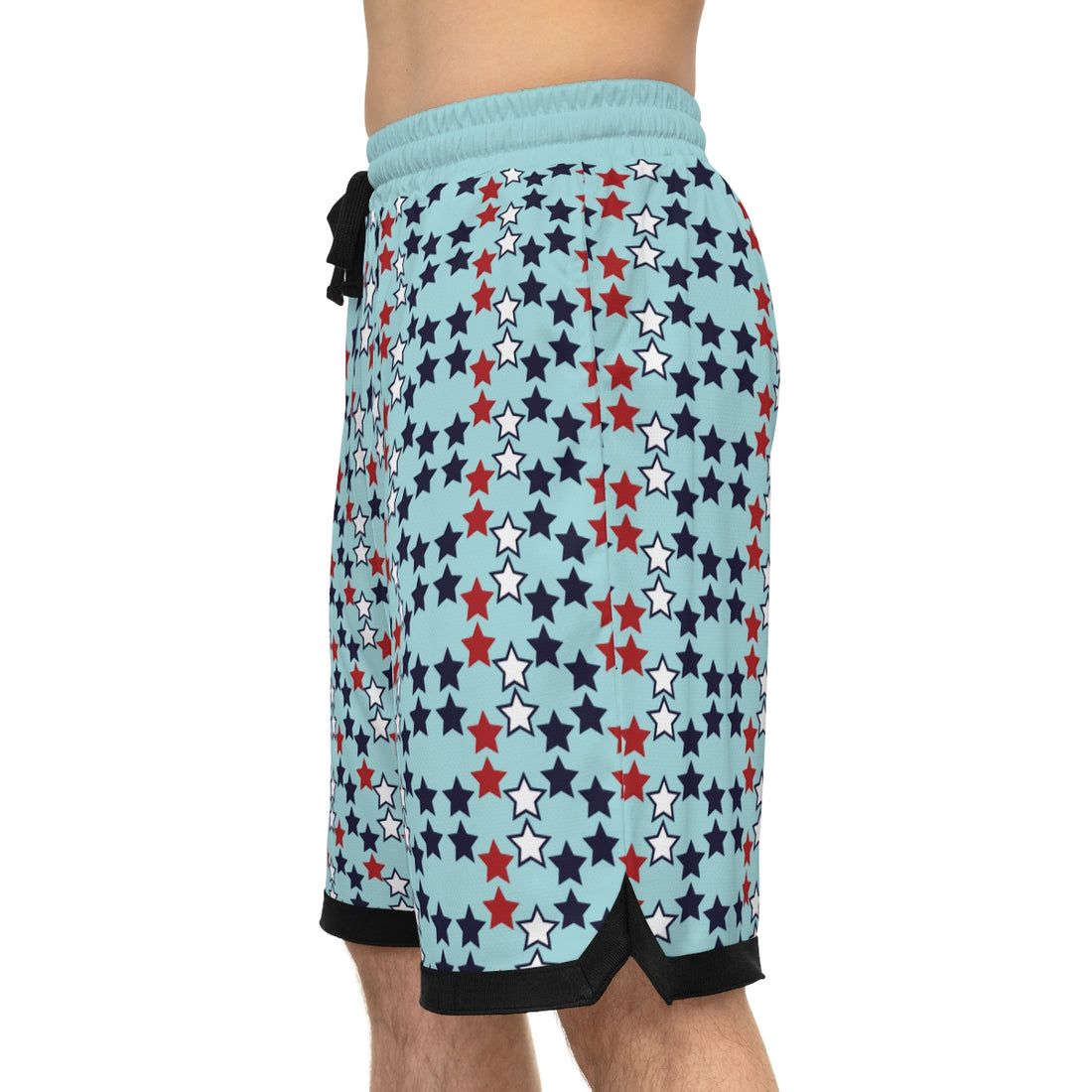 Icy Stardom Basketball Rib Shorts (AOP)