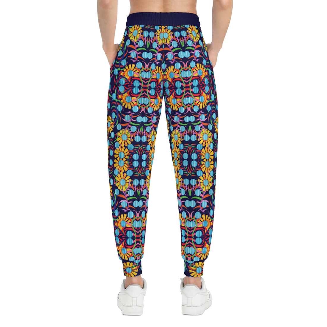 Ink AOP Sunflower Print Joggers