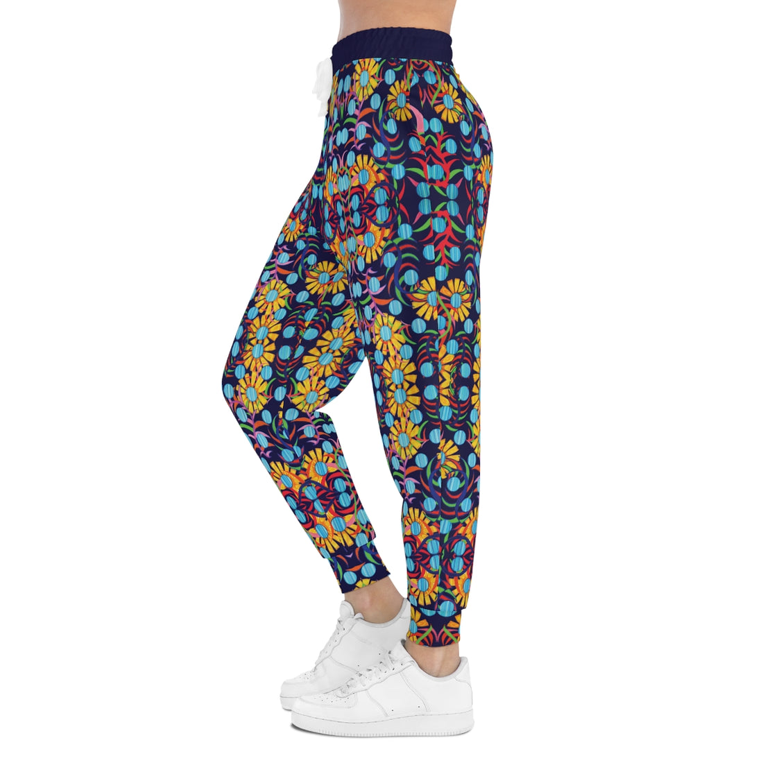 Ink AOP Sunflower Print Joggers