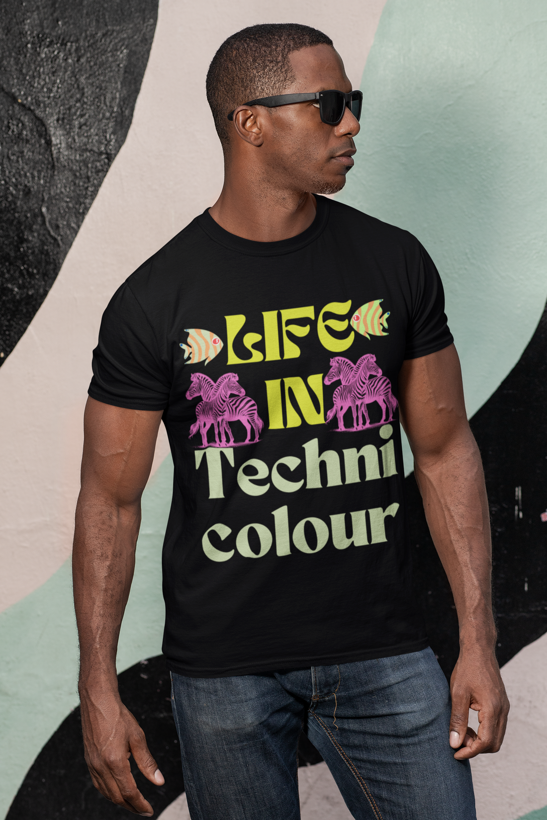 Life In Colour Typography Unisex Jersey Tee