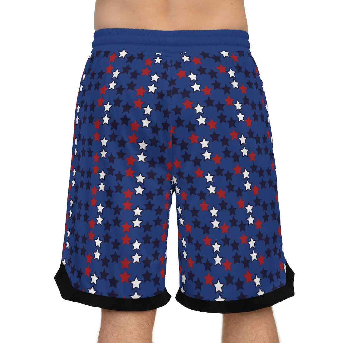Blue Stardom Basketball Rib Shorts (AOP)