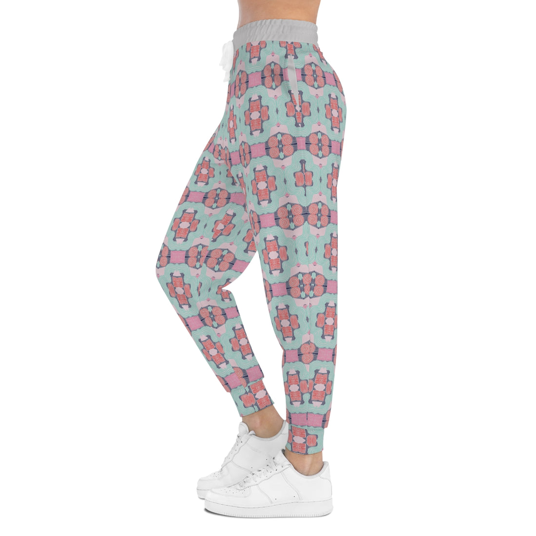 Slate Geometric Print Unisex Joggers