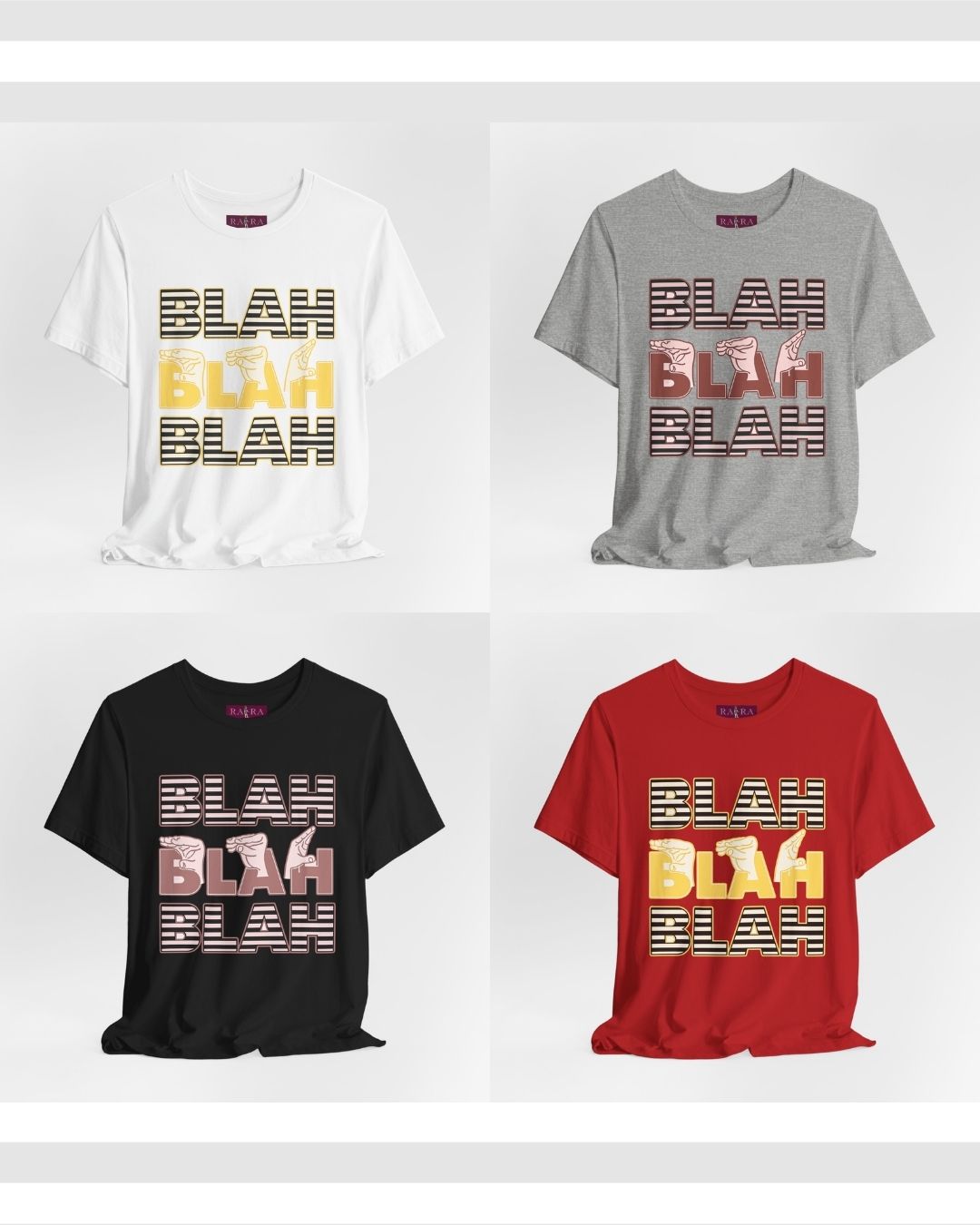 The Conversation Killer- Blah typography Unisex Tee