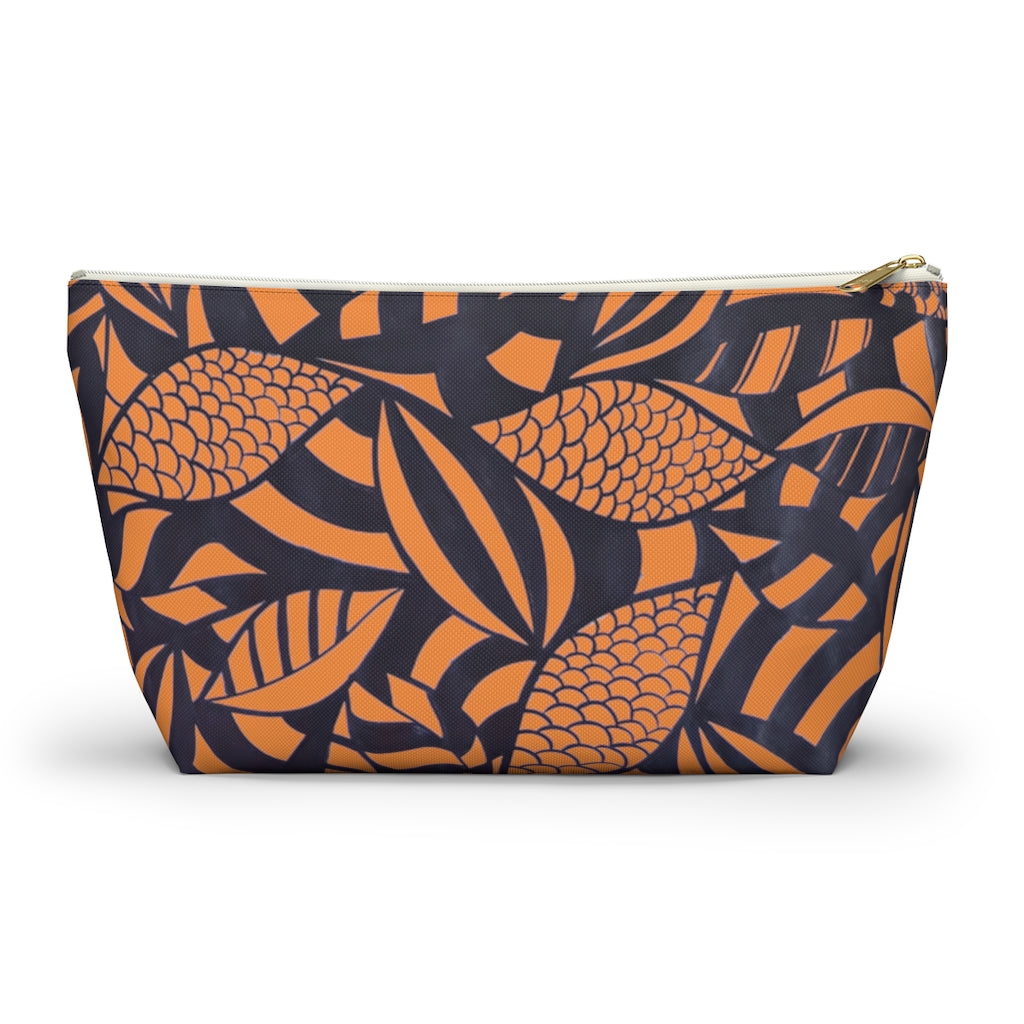 Peach Tropical Minimalist Accessory Pouch