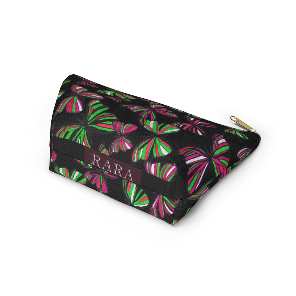 Butterflies Black Accessory Pouch