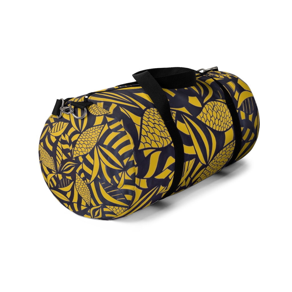 Tropical Minimalist Yellow Duffel Bag