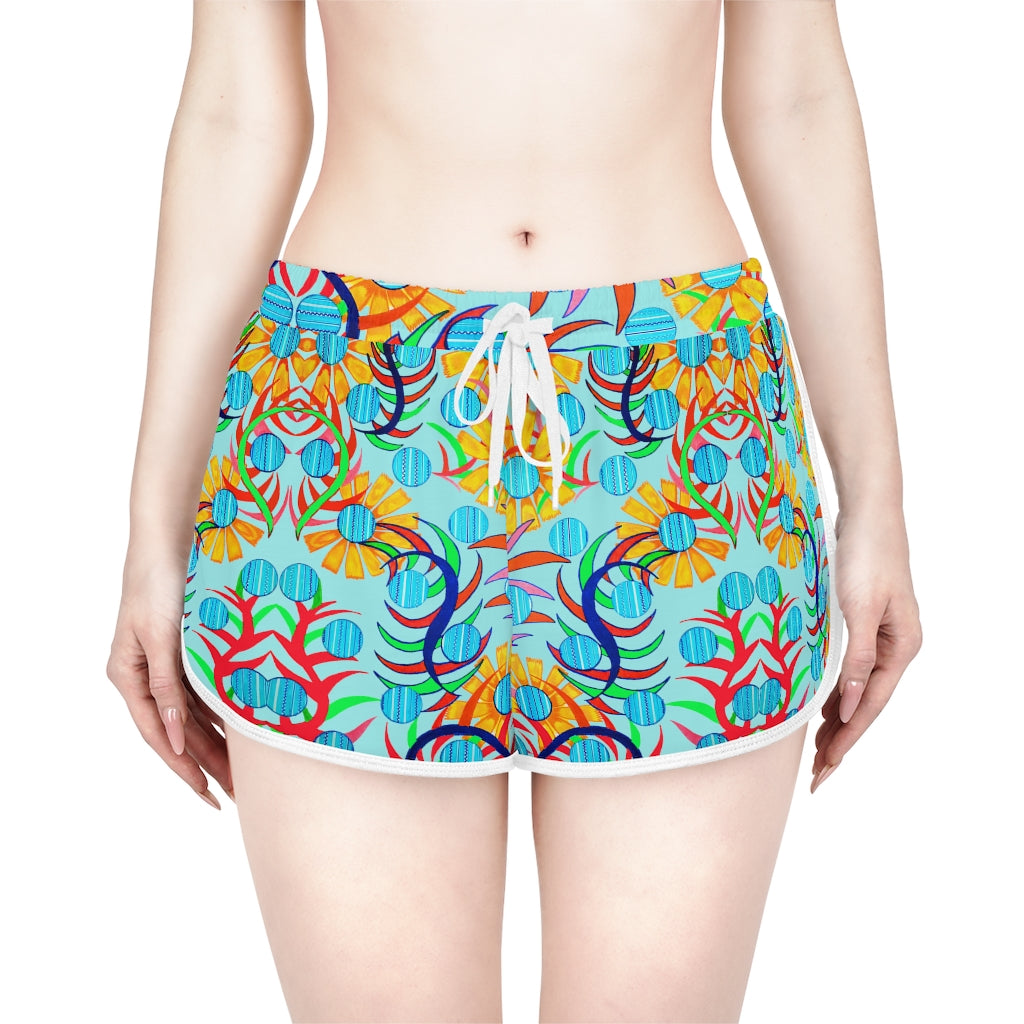 Icy Sunflower Relaxed Shorts