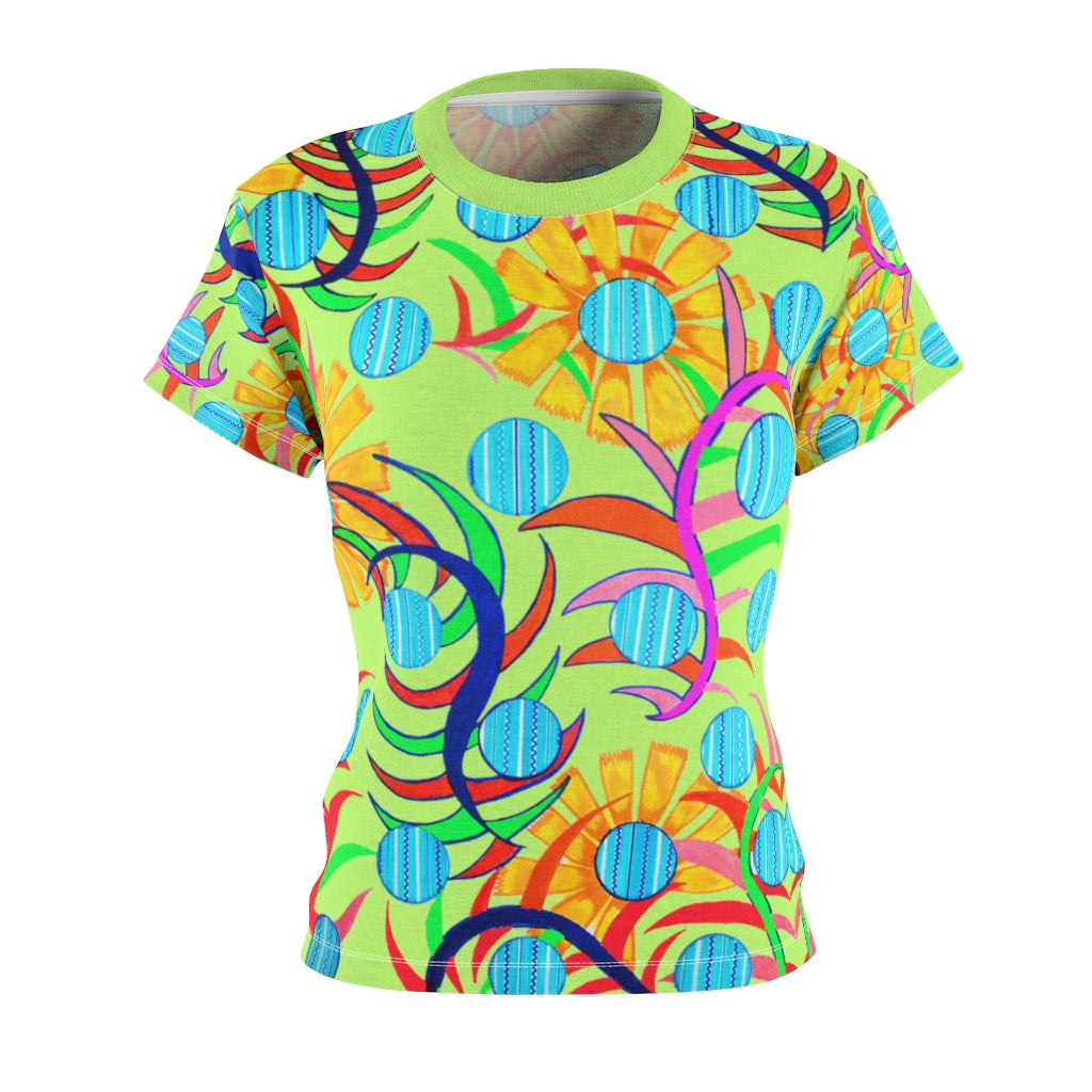 Sunflower AOP Lime T-shirt