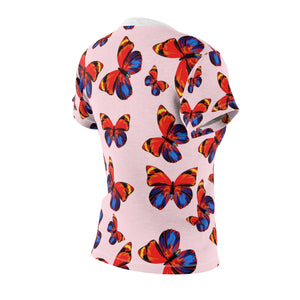 Tangerine Butterflies AOP T-Shirt