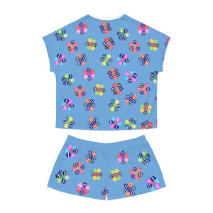 Sky Candy Floral Short Pajama Set (AOP)