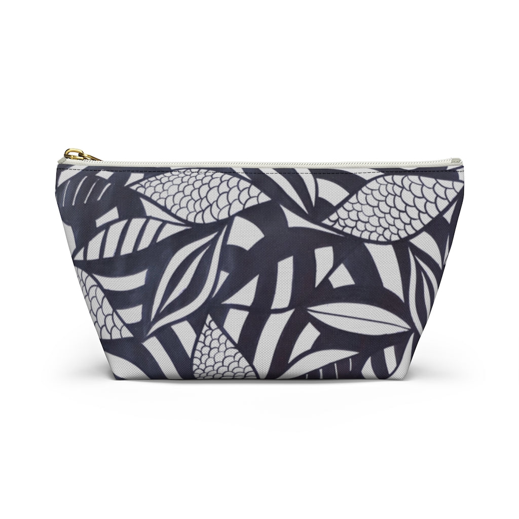 Slate Tropical Minimalist Accessory Pouch