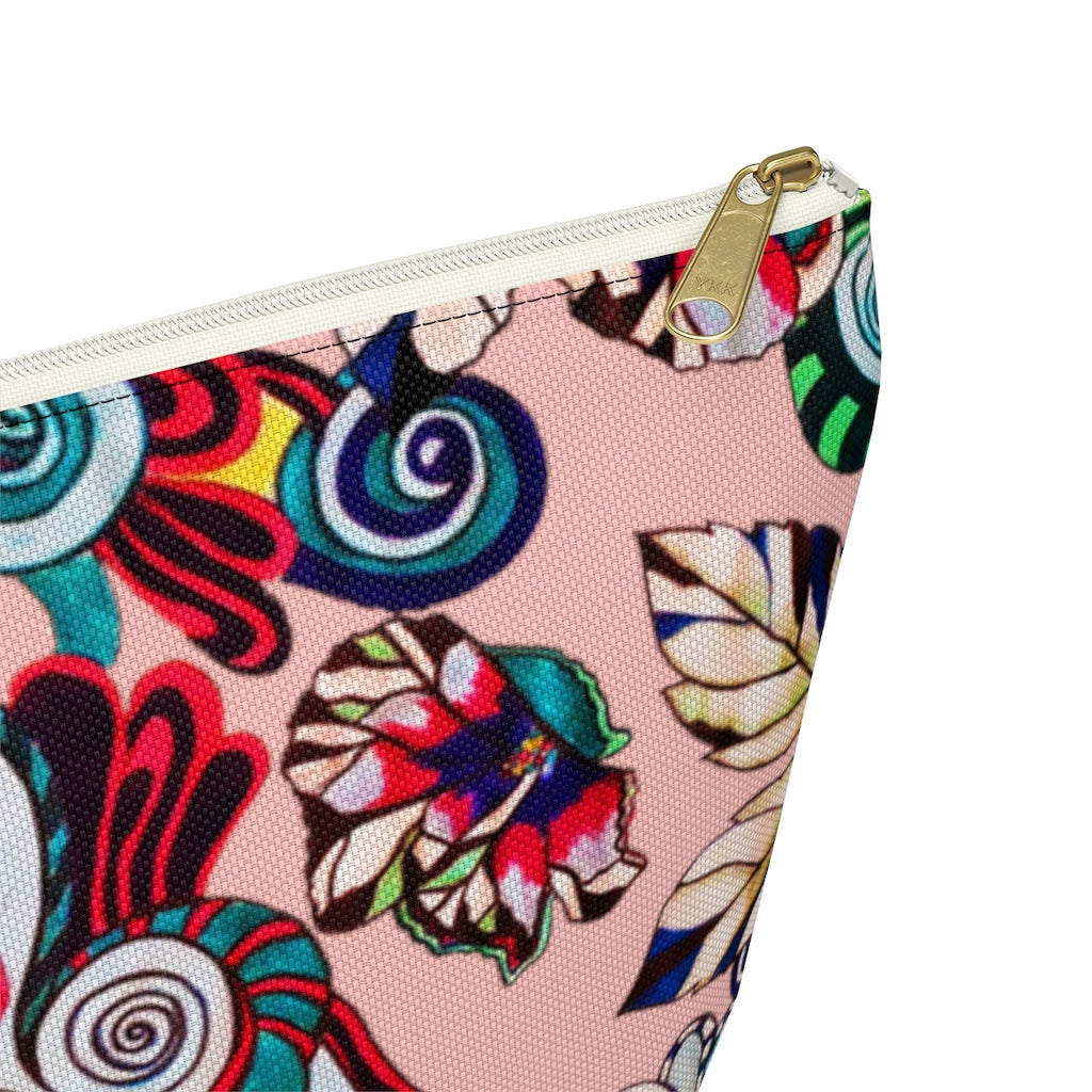 Floral Pop Blush Accessory Pouch