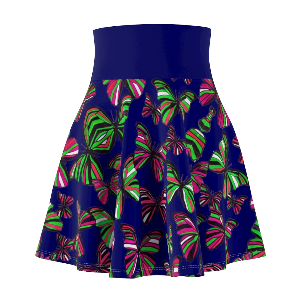 Butterflies Ink Skater Skirt