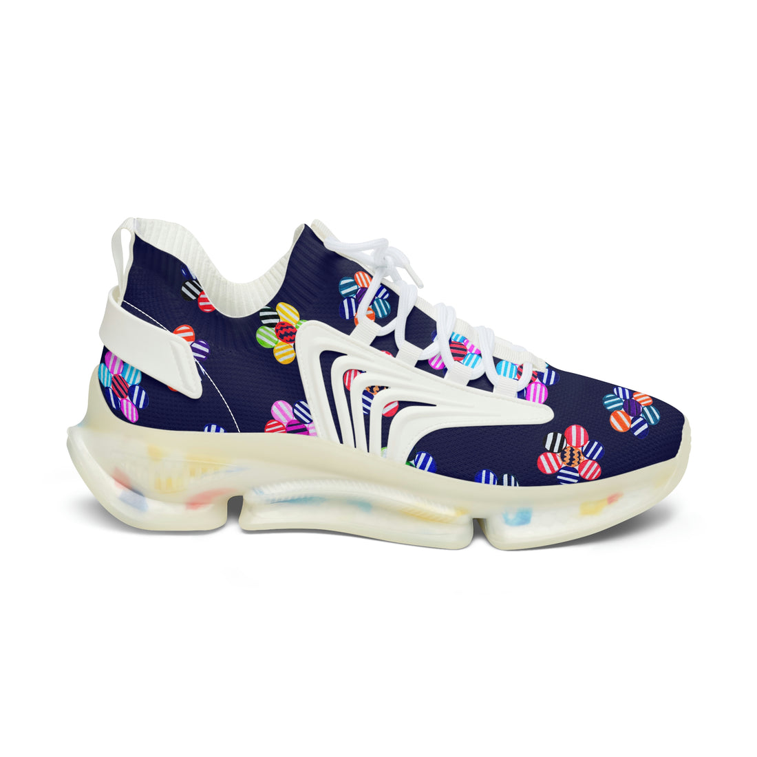 Ink Candy Floral Printed OTT Women's Mesh Knit Sneakers