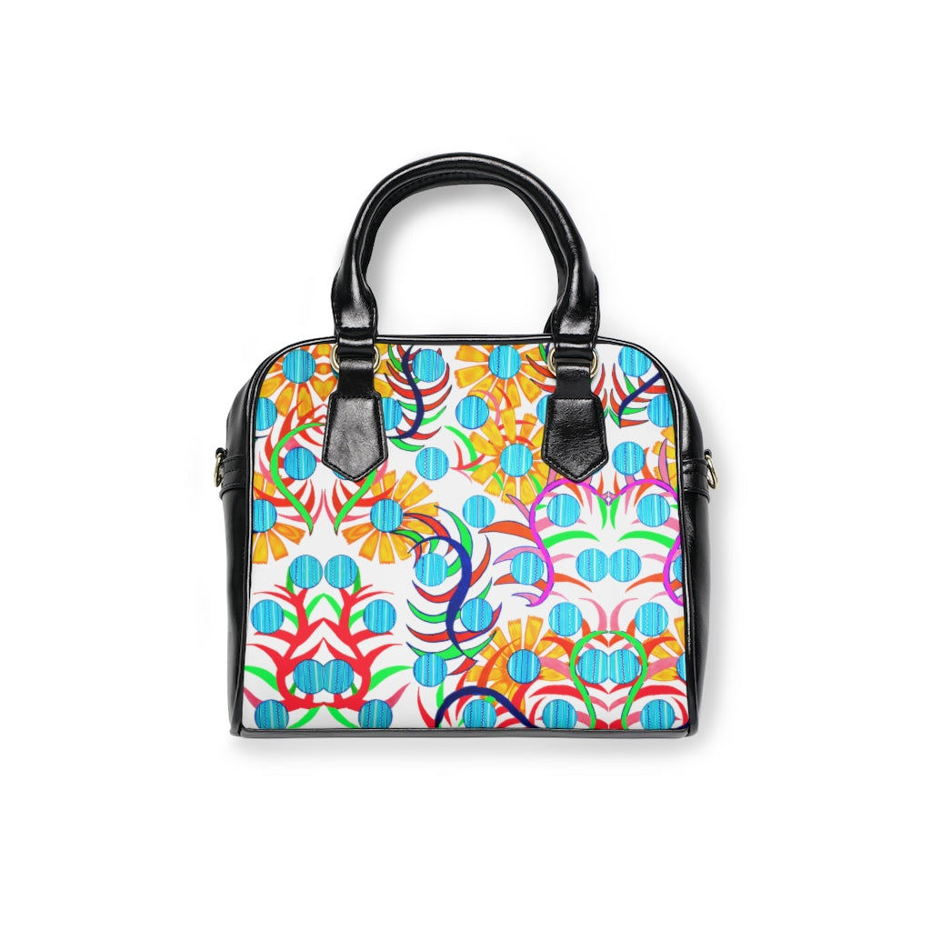 White Butterflies AOP Handbag