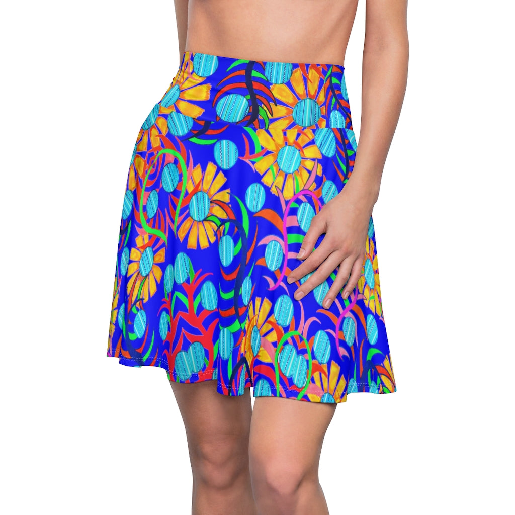 Sunflower Electric Skater Skirt