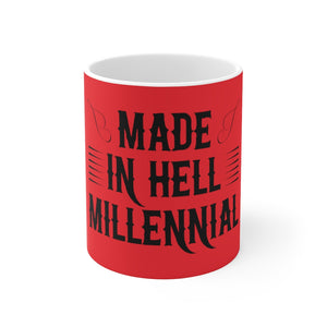 Millennial Fiery Ceramic Mug 11oz