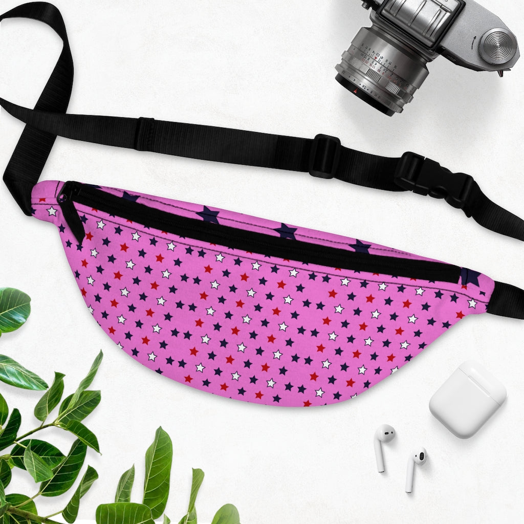 Star Studded Rose Fanny Pack