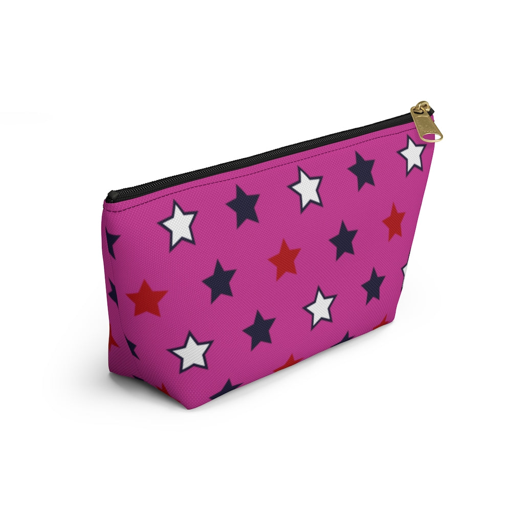 Starry Magenta Accessory Pouch