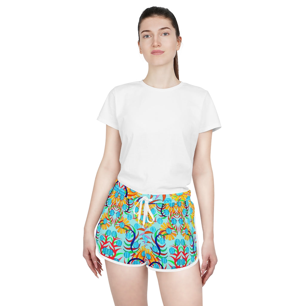 Icy Sunflower Relaxed Shorts