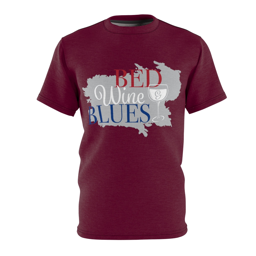 Menswear Marsala AOP Blues Tee