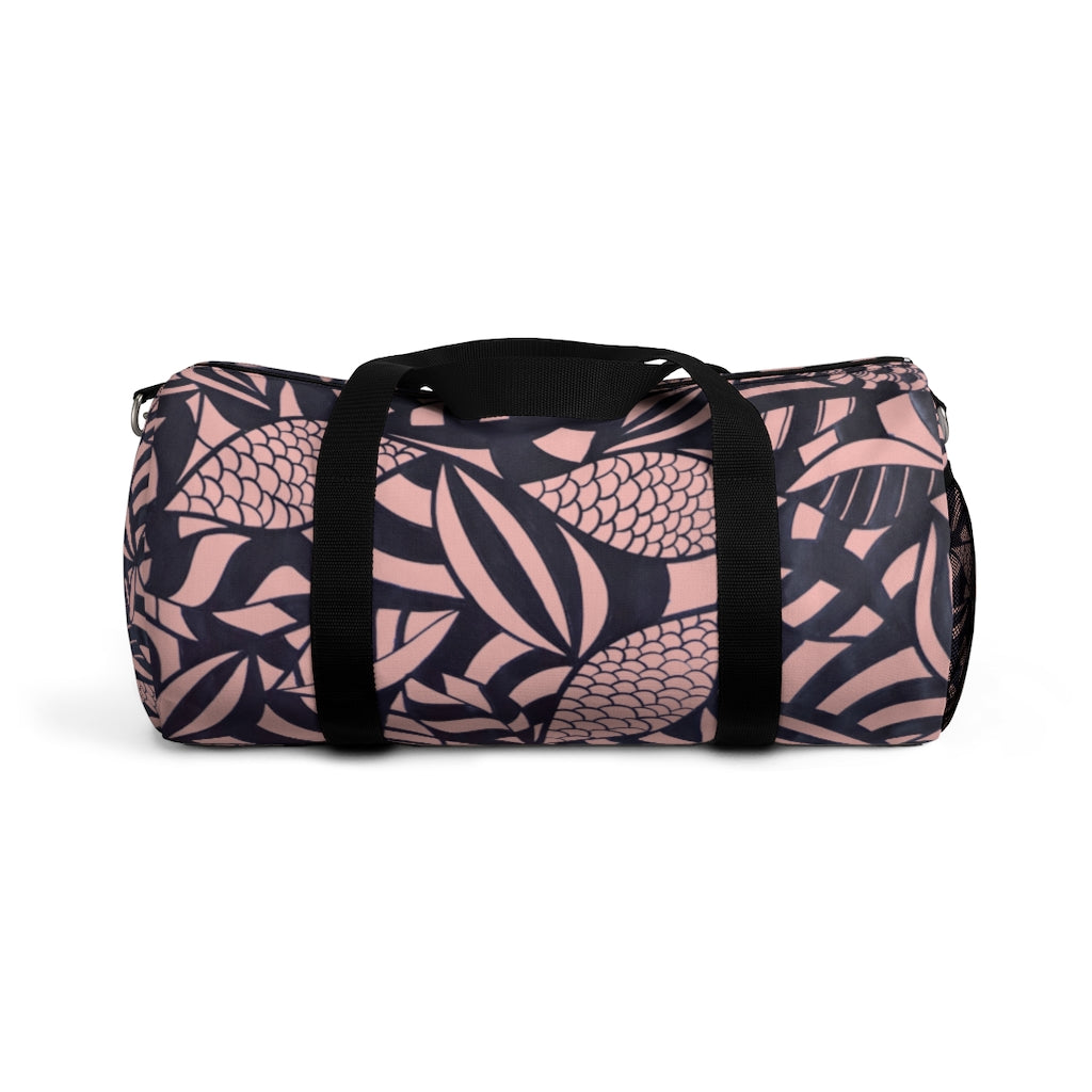 Tropical Minimalist Blush Duffel Bag