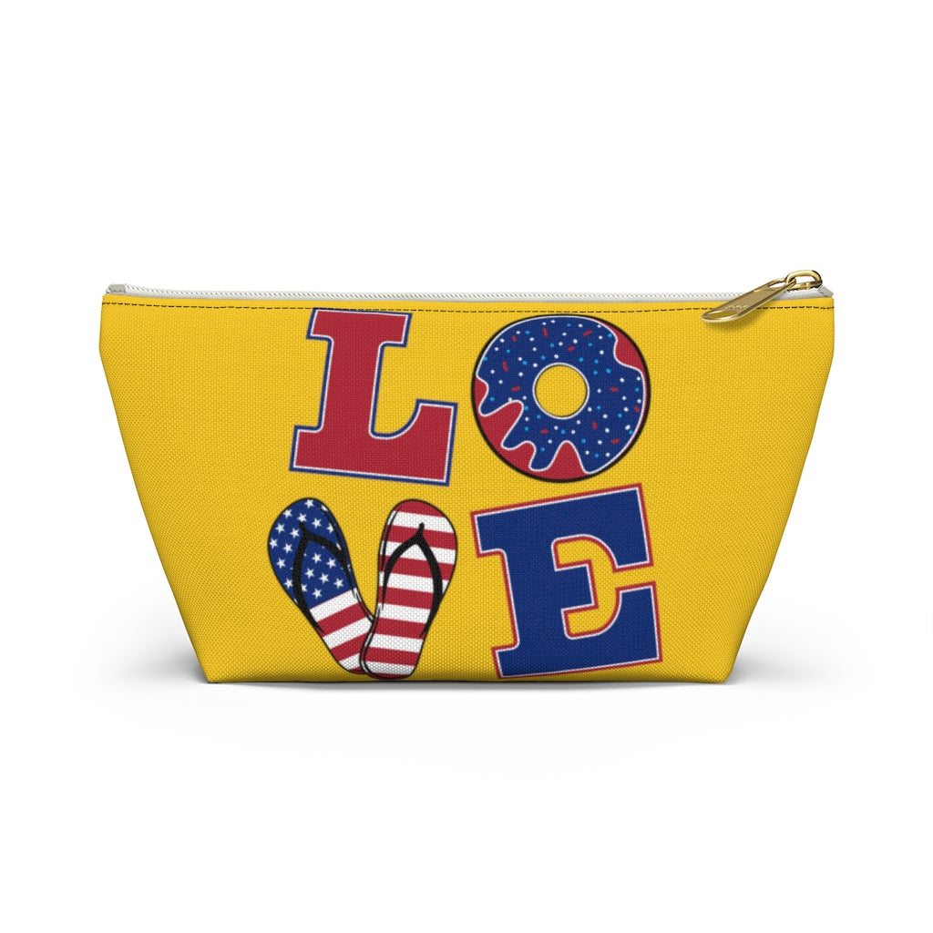 Love Yellow Accessory Pouch