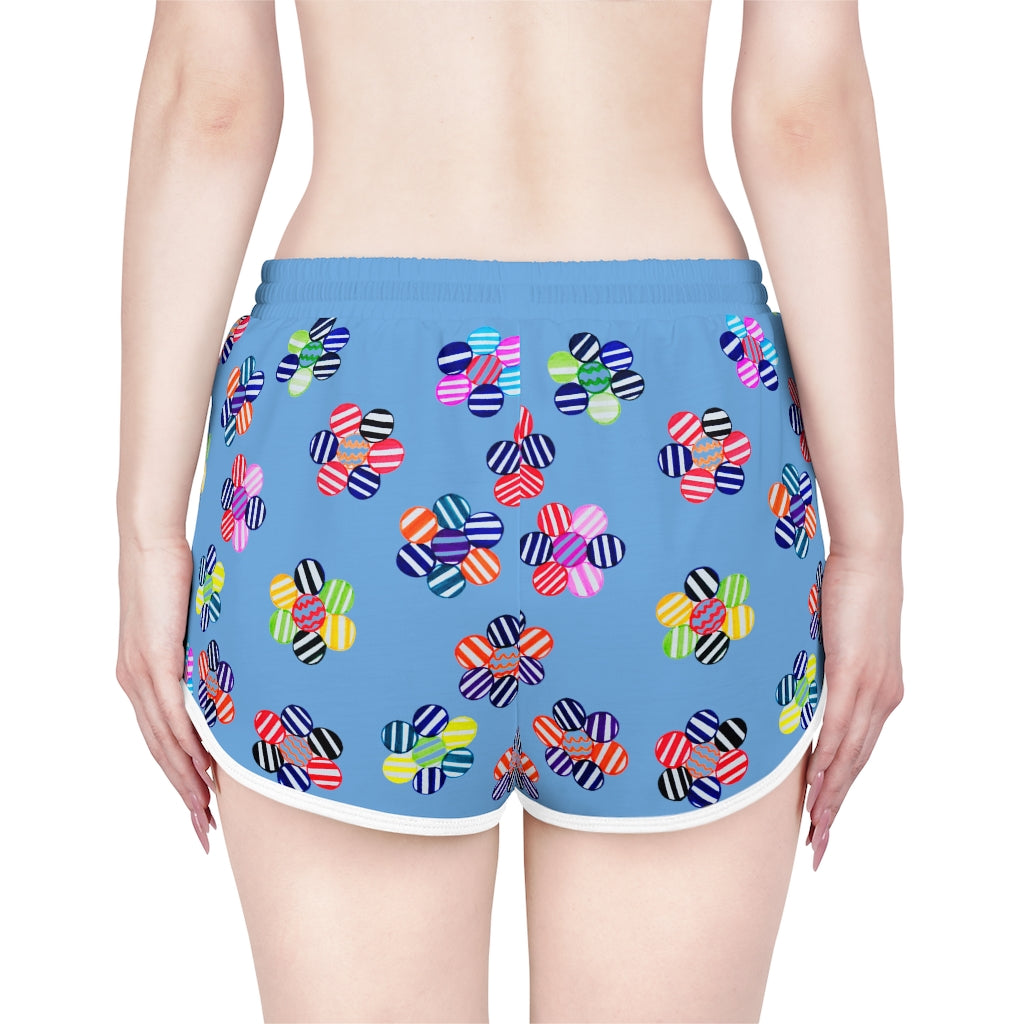 Sky Candy Florals Relaxed Shorts