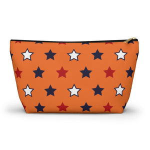 Starry Orange Accessory Pouch