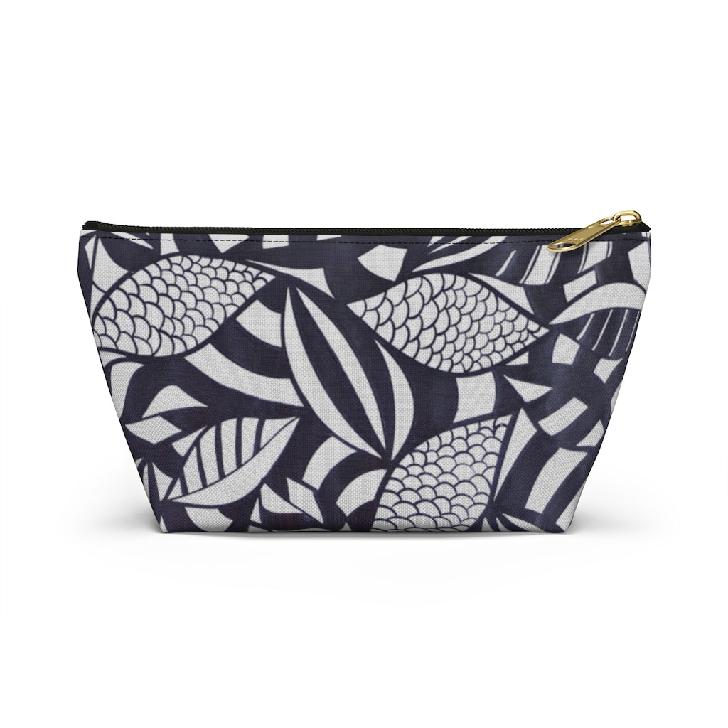 Slate Tropical Minimalist Accessory Pouch