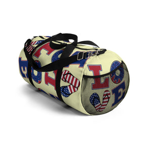 American Love Cream Duffel Bag