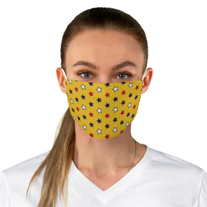 All Stars Yellow Fabric Face Mask