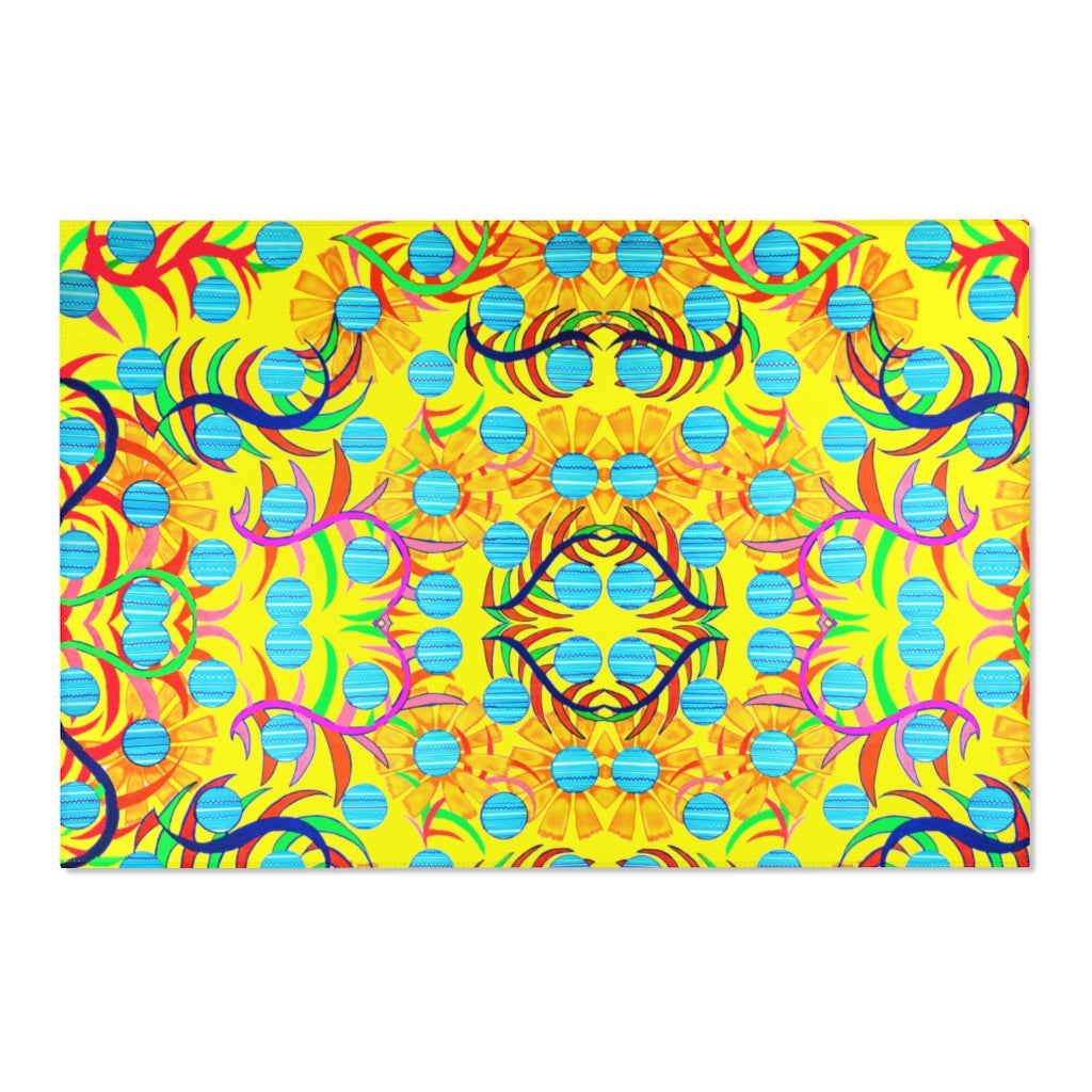 Sun Flower Canary Area Rug