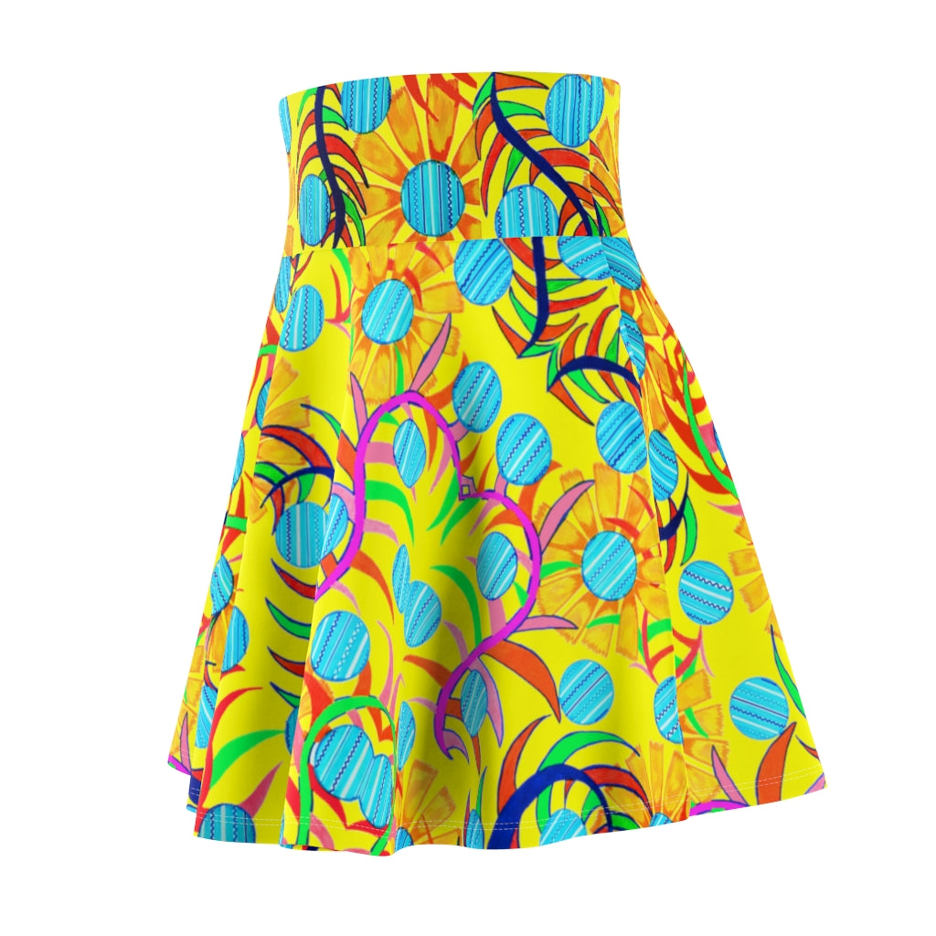 Sunflower Yellow Skater Skirt