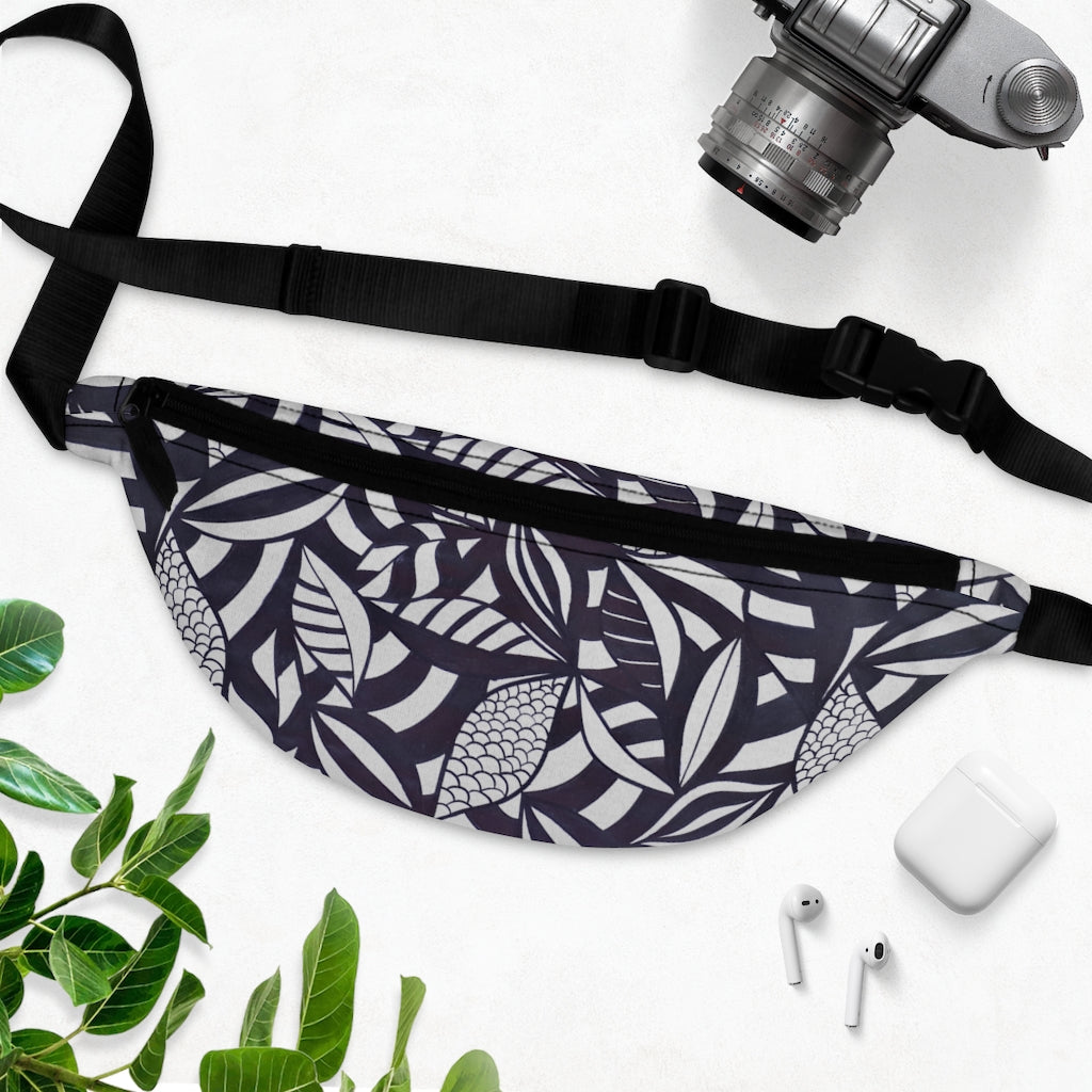 Tropical Minimalist Slate Fanny Pack