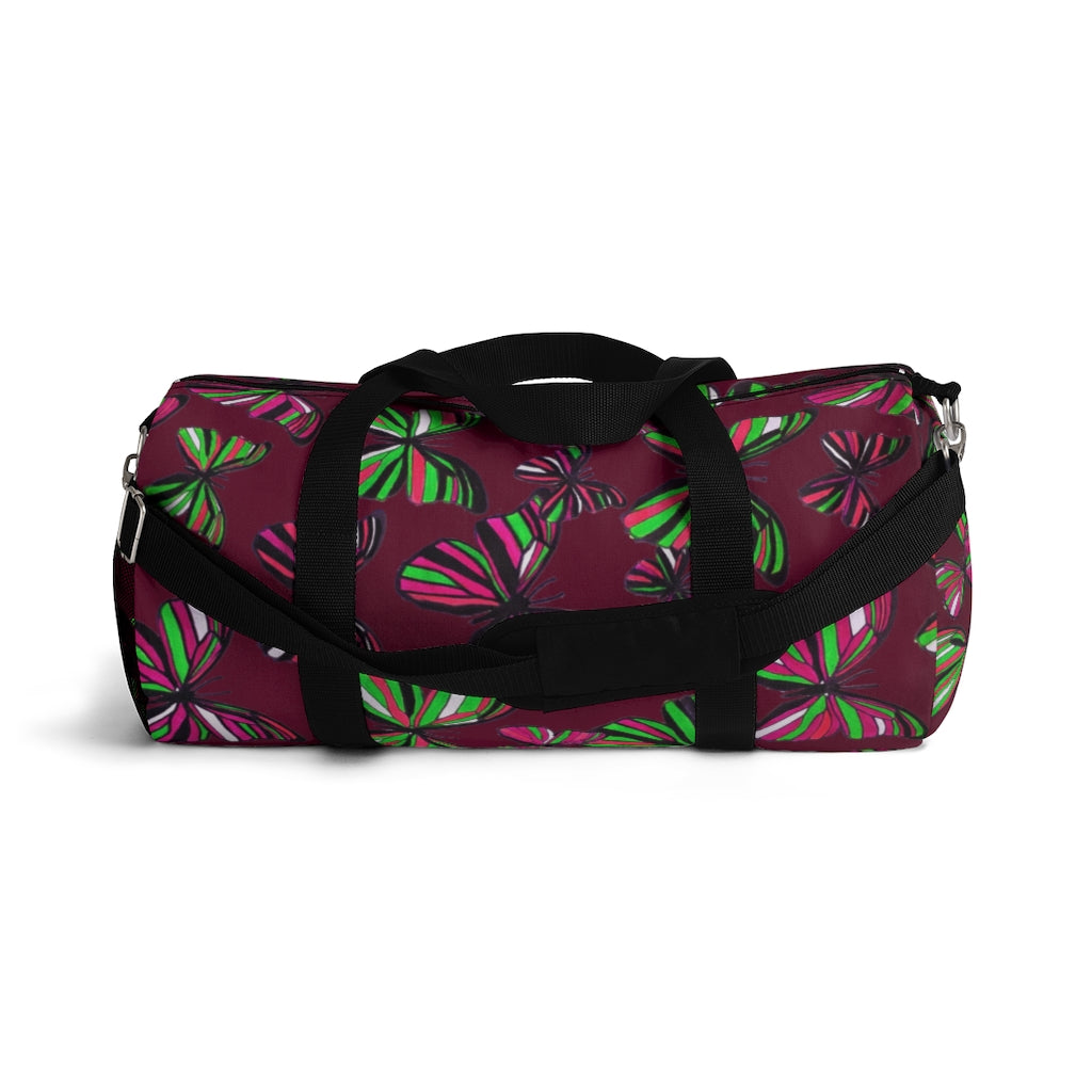 Butterflies Marsala Duffel Bag