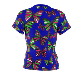 Butterflies AOP Electric Blue T-shirt