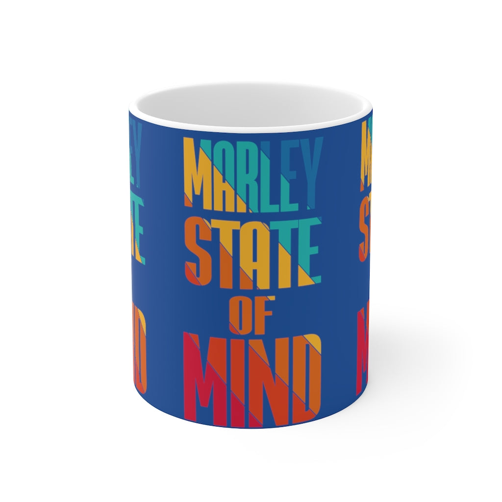 Marley Royal Blue Multi Print Ceramic Mug 11oz