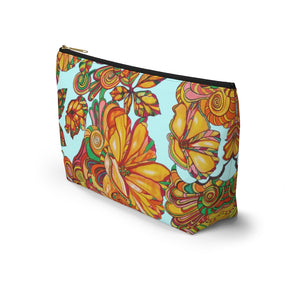 Icy Artsy Floral Accessory Pouch