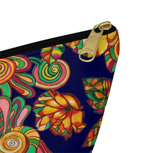 Ink Artsy Floral Accessory Pouch