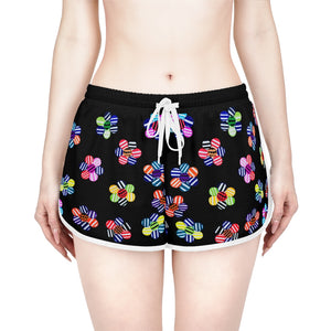 Black Candy Florals Relaxed Shorts