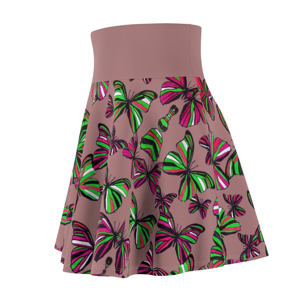 Butterflies Cider Skater Skirt