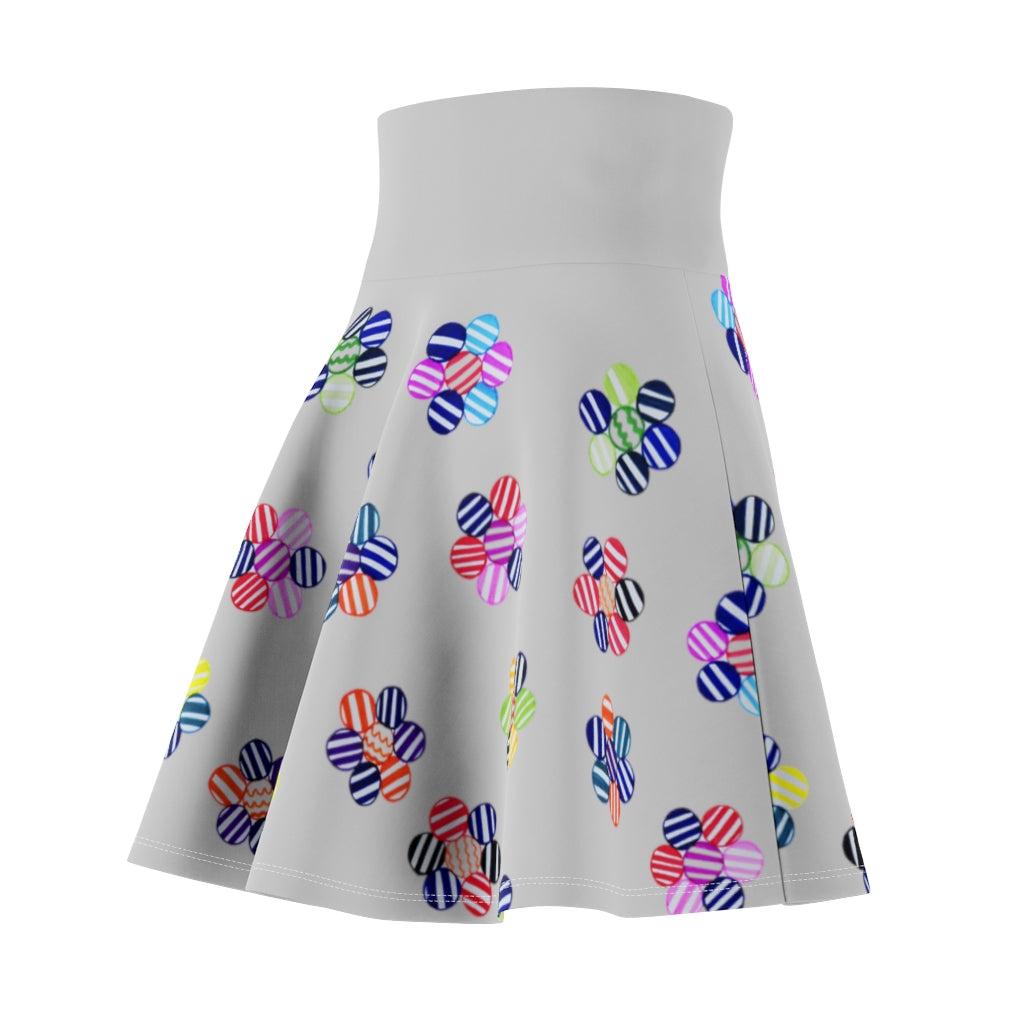 Slate Candy Florals Skater Skirt