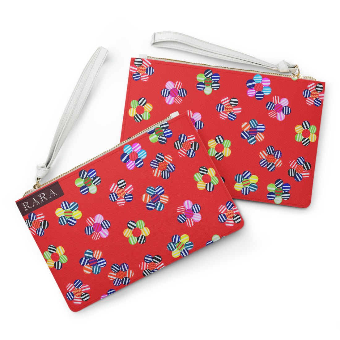 Red Candy Florals Clutch Bag