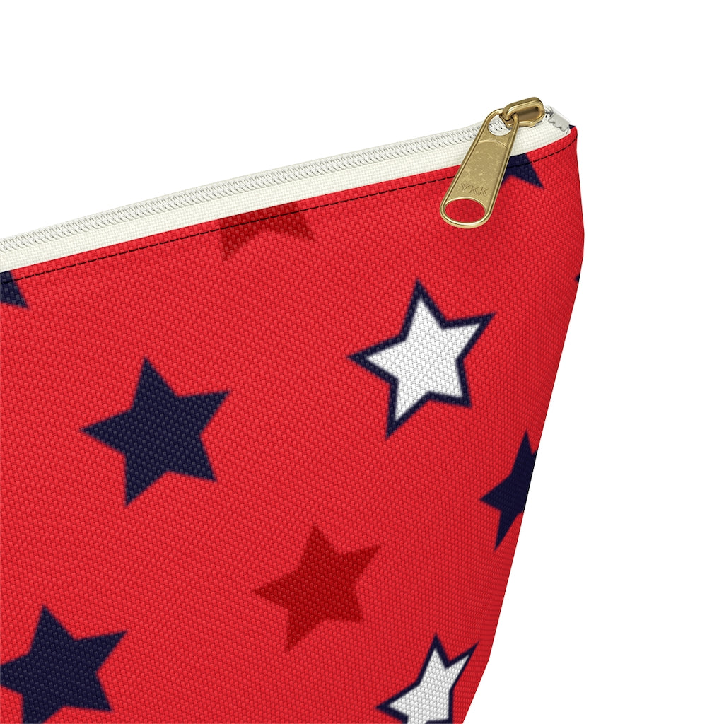 Starry Red Accessory Pouch