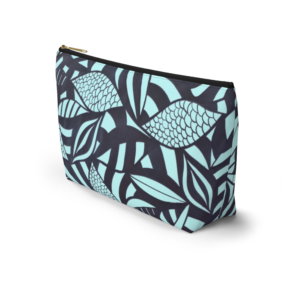 Icy Tropical Minimalist Accessory Pouch